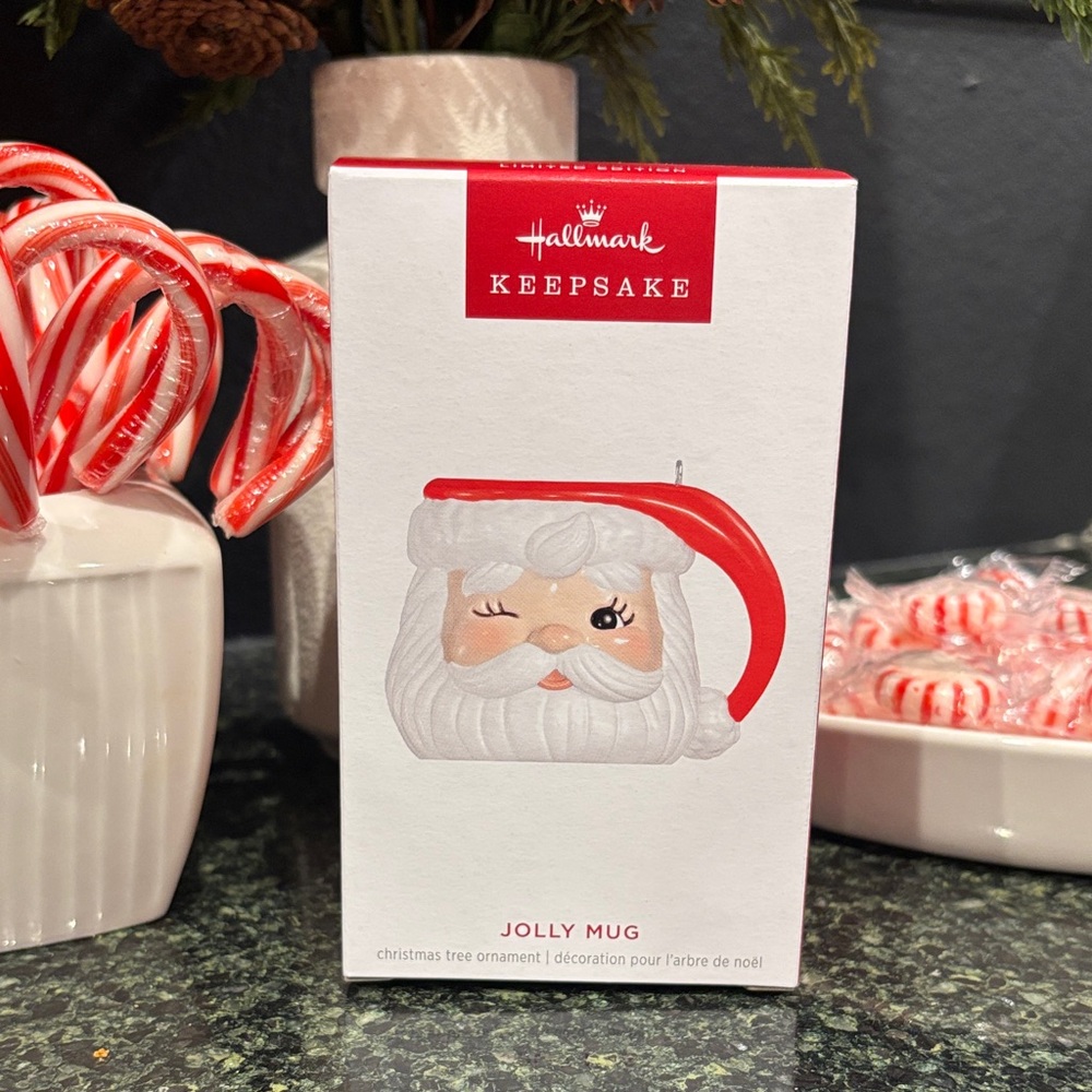 Hallmark Keepsake jolly Mug Ornament Tim Bishop 2025 NEW NIB collectible holiday